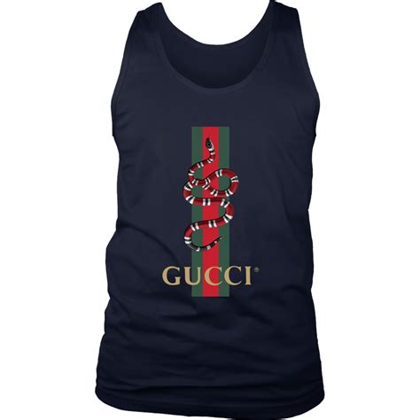 gucci tank top men|Gucci lace snake tank top.